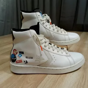 Converse GSB Pro Leather Hi Kids Sneaker Sz 6 White Lace Up 272446C - Picture 1 of 14