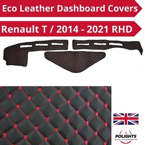 Alfombrillas para camión Renault T RHD con sensor cuero PU negro - Imagen 1 de 3