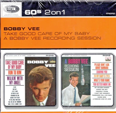 Bobby Vee:  Take Good Care of My Baby / Recording Session, 2 LPs On 1 CD, SEALED - Image 1 of 3