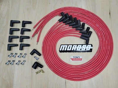 Kit de cables de bujía de 8 cilindros MOROSO Ultra Universal v8 sin mangas HEI 52006 Foto 1 de 4