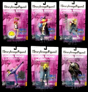 Cowboy Bebop Set of 6 Figs Story Image Figure New 2005 Faye Valentine Amricons - Picture 1 of 8
