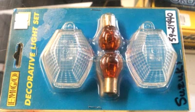 Lente y bombilla guiño transparente señal de giro Suzuki GSXR750 Emgo 59-21440 Foto 1 de 4