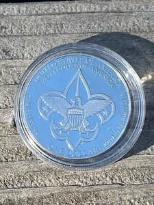 Silber-Dollar-Gedenkmünze Pfadfinder 2010 PP - Bild 1 von 2