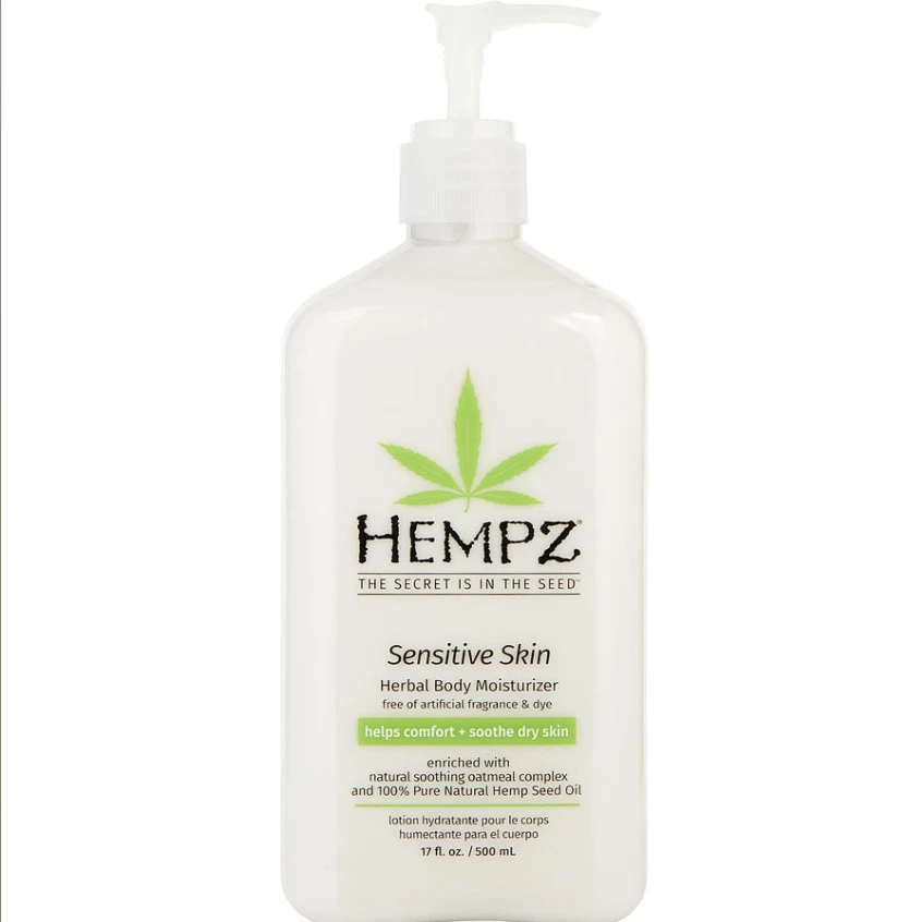 Hempz Sensitive Skin Herbal Body Moisturizer Lotion 17oz