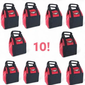 Bulk Pack of Ten New Heavy Duty Canvas Contractor Tool Bags - Picture 1 of 3