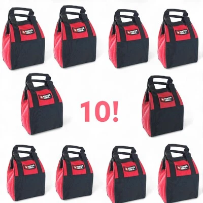Bulk Pack of Ten New Heavy Duty Canvas Contractor Tool Bags - Image 1 of 3