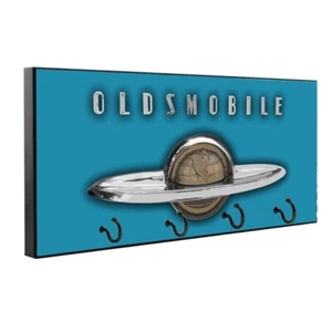 1950's Oldsmobile Earth Design Four Hook Key Hanger Dog Leash Holder - Picture 1 of 7