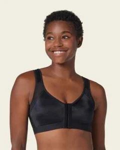 Leonisa Multi/Functional Unlined Wireless Posture Corrector Bra Black Size 38C - Picture 1 of 4