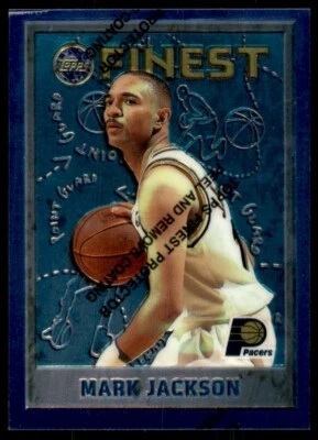 1995-96 Finest w/coating Mark Jackson #14 Indiana Pacers - Image 1 of 2