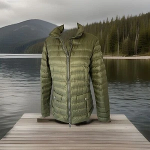Reset Fifty Seven Daunenjacke Steppjacke Übergangsjacke Damen M/L Olive Grün - Bild 1 von 20