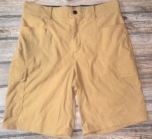 Pantaloncini cargo Orvis uomo 34 marrone chiaro nylon tecnico elasticizzato escursionismo Gorpcore - Foto 1 di 3