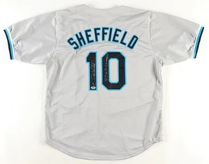 Gary Sheffield Signed Florida Marlins Jersey (PSA) 1997 World Series Champion - Picture 1 of 6
