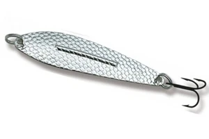 Williams Whitefish Fishing Lure, Large - Silver Nu-wrinkle - C90SN - 6" - Picture 1 of 3