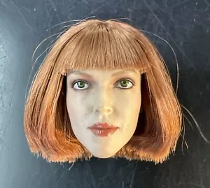 Maßstab 1/6 weibliche Frau Mädchen rote Haare Pony Kopf Skulptur braune Haare 12" Figur 098 - Bild 1 von 6