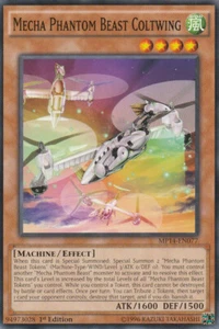 YUGIOH CARD MECHA PHANTOM BEAST COLTWING MP14 EN077 1ST EDITION - Picture 1 of 1