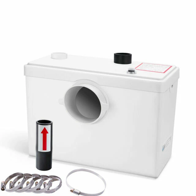 MGidea 600W Trituratore Maceratore Lame per WC Sanitario Lavandino Doccia - 240L, Bianco