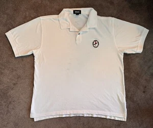 VTG 2002 U.S. Open Polo Shirt Sz L White Bethpage Black Golf Ashworth - Picture 1 of 7
