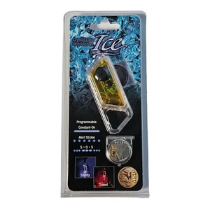 ASP Ice Clip Keychain Flashlight | Amber / Yellow | SOS | Safety | Travel | NEW - Picture 1 of 6
