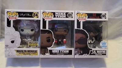 Funko POP Lil Wayne #245 Mike Tyson #01 Marilyn Monroe #24 You Pick! - Image 1 of 4