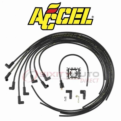 ACCEL Spark Plug Wire Set for 1973-1974 Chevrolet Laguna 6.6L V8 - Ignition io Foto 1 de 4
