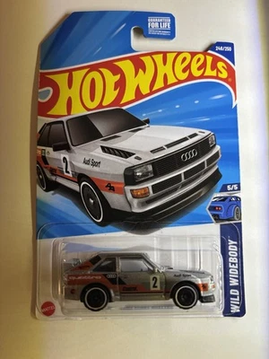 Длинная карта Hot Wheels 2025 чехол P '84 Audi Sport Quattro RTH охота за сокровищами - Изображение 1 из 4