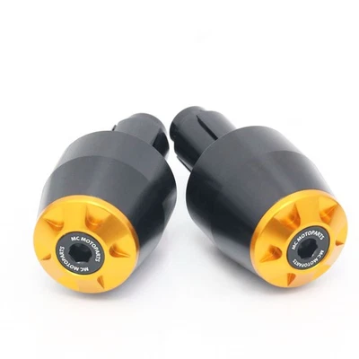 Gold STORM Handle Bar End Weights For Yamaha FZ6R 09 10 11 12 13 14 15 16 - Изображение 1 из 4