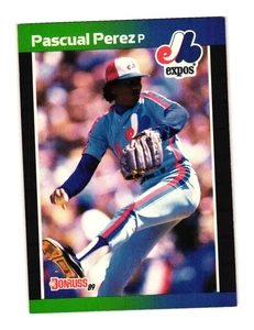 1989 Donruss #248 Pascual Perez Montreal Expos - Bild 1 von 2