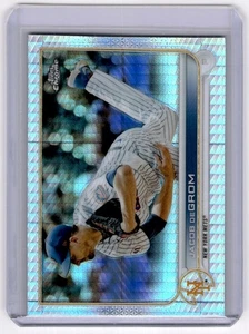 2022 Topps Chrome Prism Refractor Jacob deGrom New York Mets #125 - Picture 1 of 2