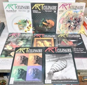 Vintage Art Culinaire HC Lot of 8 International Food Chef Excellent  - Bild 1 von 5