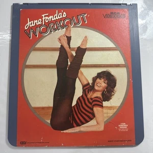 Jane Fonda's Workout Aerobics Exercise RCA SelectaVision CED Video Disc 1982 - Bild 1 von 2