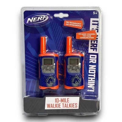 Nerf 10 Mile Walkie Talkies Age 5+ It's Nerf Or Nothin'! - Image 1 of 3