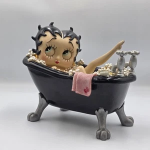 Betty Boop in BLACK Bath Tub Figurine VERY RARE Limited Edition 915/1000 VGC - Picture 1 of 17