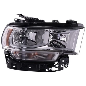 Headlight For 2019-2024 Ram 2500 With Bulb Chome Interior Passenger Side - Picture 1 of 1