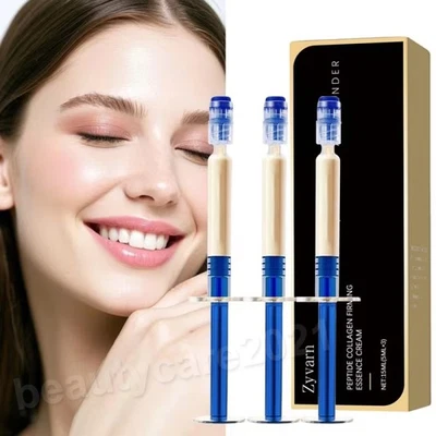 ZYVARN 3PCS Peptide Collagen Elastic Essence Cream Anti-Wrinkle Firming Micro-Molecular