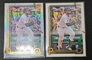 2025 Topps Series 1 - Bryan de la Cruz #333 Confetti Foil + Base - Bild 1 von 2