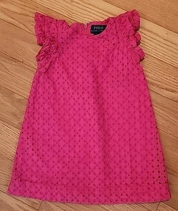 Vestido Polo Ralph Lauren Rosa Niña Talla 2T - Imagen 1 de 2