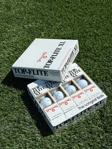Vintage Spalding Top Flite Xl Golf Balls 1982 12No  - Picture 1 of 15