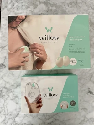 Willow 3.0 Wearable Breast Pump, All-In-One In-Bra Brand New Factory Sealed 24mm - Image 1 of 4