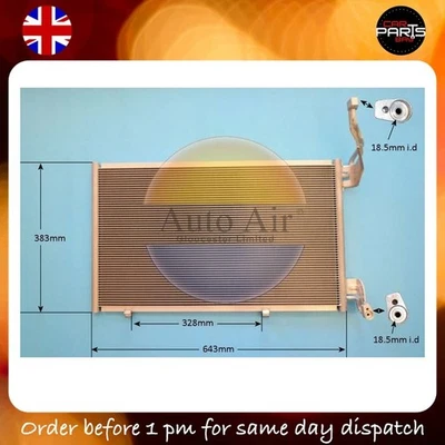 CONDENSER FORD FIESTA 1.6 ST ST200 AIRCON - Image 1 of 4