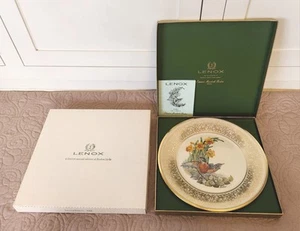 NIB Vintage LENOX BOEHM Bird Plate 1977 ROBIN - Orig'l Boxen - MINT - Bild 1 von 6