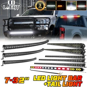 For 11-16 Ford F250/350 Super Duty Lower Bumper 32" 42" 50" 52" LED Light Bar - Picture 1 of 55
