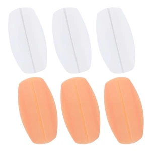 6 Pezzi Spalline Silicone Uomo Fornitura Cucito Donna Reggiseno Cuscino Antiscivolo - Foto 1 di 12