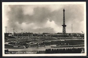 Cartolina Berlino-Charlottenburg, Terrassengarten am Funkturm - Foto 1 di 2