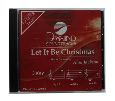 Let It Be Christmas Made Popular by Alan Jackson NEW CD Accompaniment Foto 1 de 2