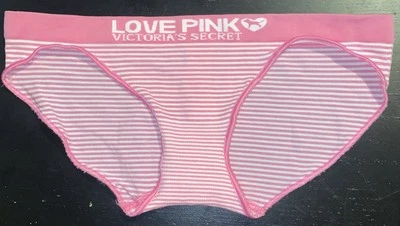 Braguita de bikini Victoria's Secret Pink Yoga 2005 vintage a rayas XS NUEVA Foto 1 de 4