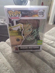 Attack on Titan signed Funko Pop Queen Historia Bryn Apprill Autogramm JSA  - Bild 1 von 6
