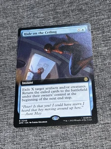 Hide on the Ceiling (Extended Art) 0249 (R) MTG Spider-Man (SPM) Non Foil - Picture 1 of 2