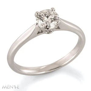 Ring Solitär Diamant 750/- Weißgold 1 Brillant 0,50 ct LG RW52 by Menze (22916) - Bild 1 von 11