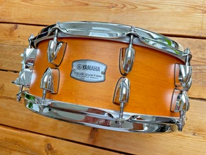 Immaculate! Yamaha Tour Custom Maple Snare Drum 14" x 5.5'' Caramel Satin - Picture 1 of 21