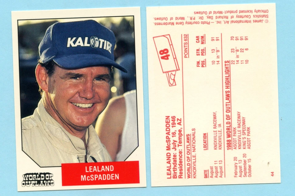 1988 World of Outlaws - Lealand McSpadden - Image 1 of 1